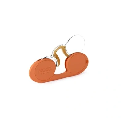 Afbeelding van Nooz Optics Armloze Leesbril Kleur Oranje Vergrotingssterkte +3.00 Ovale Vorm Vergrotende Lezers voor Mannen en Vrouwen Originele Collectie