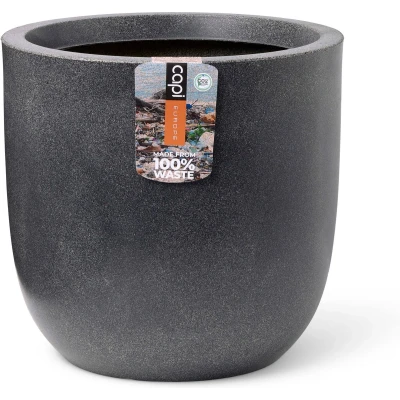 Afbeelding van Plantenbak Waste Smooth 43x41 cm grijs