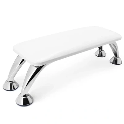 Afbeelding van Wit Manicure Kussen Nail Arm Rest, Hand Pad Voetkussen Beginner Stand Technicus Tafel Lederen Antislip Bureau voor Art