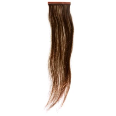 Afbeelding van American Dream Qwik x Haarextensies, 100% Indiaas Remy echt haar, kleur 6, donkerasbruin, 41 cm, per stuk verpakt (1 1 stuks)
