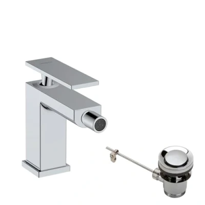 Afbeelding van Hansgrohe hg bidet mixer tecturis e with pop up waste set 73200000