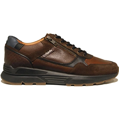 Afbeelding van Australian Sneaker Connery Wijdte H 15.1646.03 D43 Cognac Black