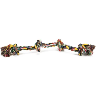 Afbeelding van Beeztees Flossytoy gekleurd 5 knop 1KG