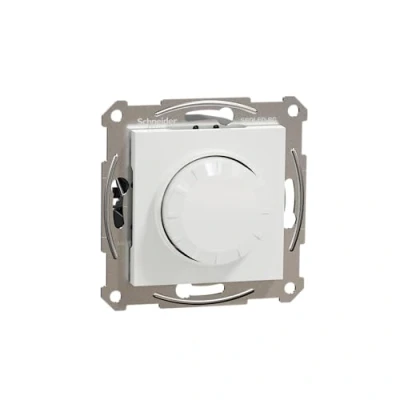 Afbeelding van Schneider Electric Asfora EPH6870121D Dimmerschakelaar, draaidimmer voor led lampen, halogeenlampen, 230V, 0 370W, inbouw, faseafdeling