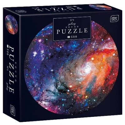 Afbeelding van Interdruk Puzzle 500 Round PUZ500RG1, Galaxy no. 1, 63 cm