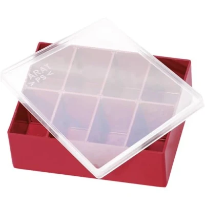 Afbeelding van Parat 900021166 inzetbak met deksel voor kleine onderdelen, rood, 110x90x36 mm