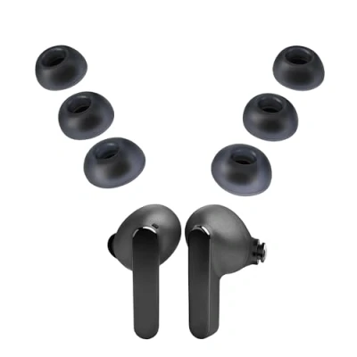 Afbeelding van kwmobile 6x cover voor in ear oortjes geschikt JBL Live Pro 2 TWS Vervangende oordopjes blauw