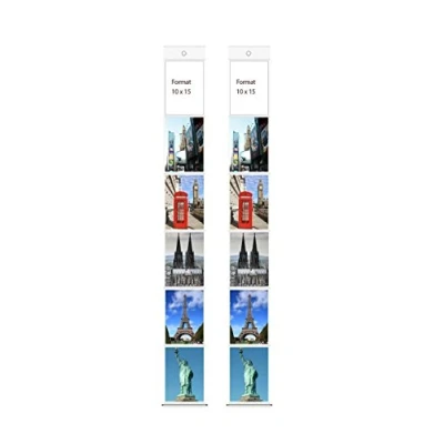Afbeelding van trendfinding Fotofoto&#039;s, kaartenhouder, fototas, fotowand, fotohouder, kaarthouder, 2 x 6 foto&#039;s staand formaat 10 15 cm