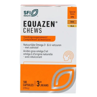Afbeelding van Equazen Eye Q Chews Omega 3 &amp; 6 vetzuren 180ca