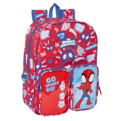 Afbeelding van Schoolrugzak Spider Man Rescue Blauw Rood 26 x 34 11 cm
