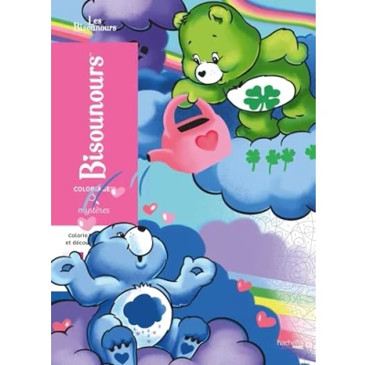 Afbeelding van Coloriages mystères Bisounours: Colorie les chiffres et découvre l&#039;image !