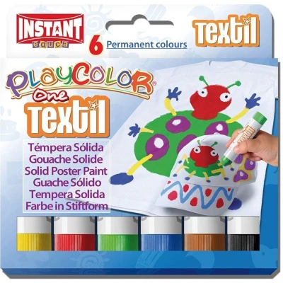 Afbeelding van Graine Créative textielstick PlayColor One, kartonnen etui van 6 kleuren