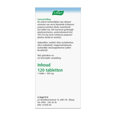 Afbeelding van A. Vogel Echinaforce Griep Tabletten Junior 120