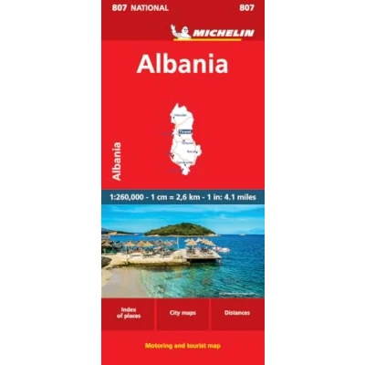 Afbeelding van Albania Michelin National Map 807