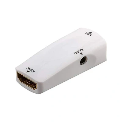 Afbeelding van Goobay HDMI naar VGA + 3,5mm Jack adapter met HDCP compact / wit