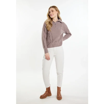 Afbeelding van Dreimaster Incus Trui, Dames, Maat: XL/XXL, Schlamm