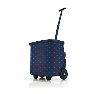 Afbeelding van Reisenthel Carrycruiser Boodschappentrolley 40L Frame Mixed Dots Red Rood