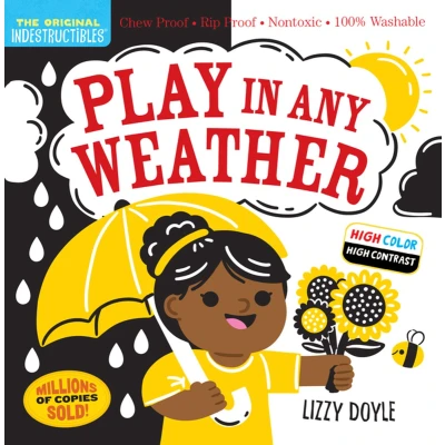 Afbeelding van Indestructibles: Play in Any Weather (High Color High Contrast): Chew Proof · Rip Nontoxic 100% Washable (Book for Babies, Newborn Books, Safe to Chew)