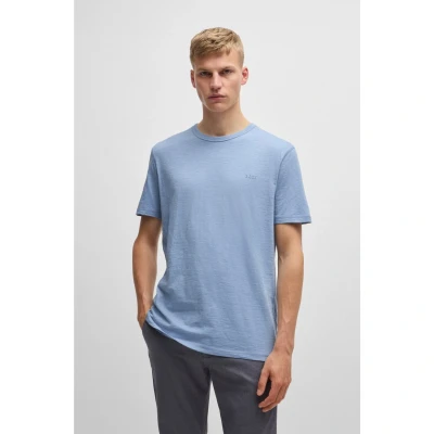 Afbeelding van BOSS Tegood Tshirt basic, Heren, Maat: Large, Open blue