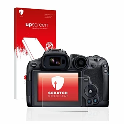 Afbeelding van upscreen Screenprotector voor Canon EOS R7 Folie Beschermfolie transparant