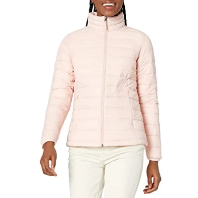 Afbeelding van Amazon Essentials Lichtgewicht waterbestendige verpakte Puffer Jacket Down Alternatieve jas, lichtroze, XXL (UK 20 22)