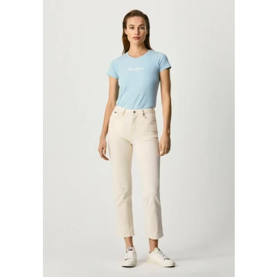 Afbeelding van Pepe Jeans NEW Virginia Tshirt print, Dames, Maat: XS, Dazed blue