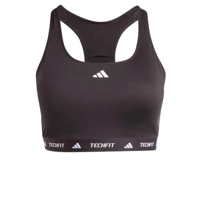 Afbeelding van adidas PowerReact Techfit BH voor dames (grote maten), XL zwart