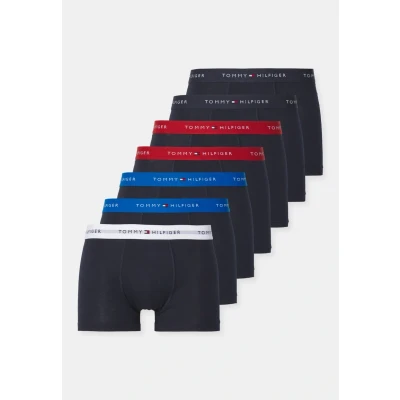 Afbeelding van Tommy Hilfiger Heren 7P Trunk Wb UM0UM03385, Trunk, Wit, S, Wit (Wit/Vib Indigo/Donker Mag/Des Sky), S