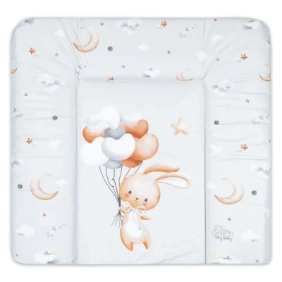 Afbeelding van Aankleedkussen, babycommode 85 x 72 cm zacht aankleedmat waterdicht aankleedkussen Konijn