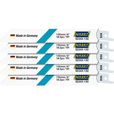 Afbeelding van Hazet 9234X 150/5 Set reciprozaagbladen Zaagbladlengte 225 mm 5 stuk(s)