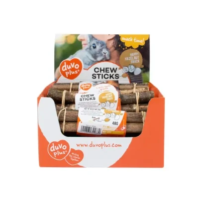Afbeelding van Knabbelhoutjes Hazelnoot 4 stuks