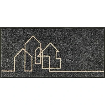Afbeelding van wash+dry Deurmat, Linestreet, 35 x 75 cm, binnen en buiten, wasbaar