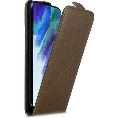 Afbeelding van Cadorabo Hoesje geschikt voor Samsung Galaxy S22 PLUS in KOFFIE BRUIN Beschermhoes Flip Case Cover magnetische