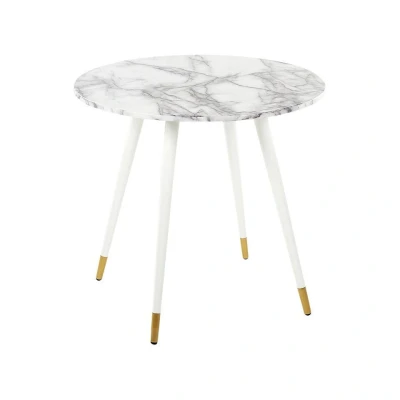 Afbeelding van Beliani Eettafel GUTIERE Wit mdf