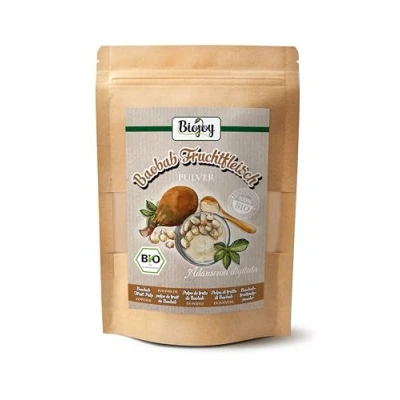 Afbeelding van Biojoy BIO Baobab Poeder (250 g), vruchtvlees zacht gemalen, zonder toevoegingen (Adansonia digitata)
