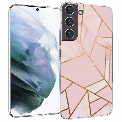 Afbeelding van Samsung Galaxy S22 Plus Hoesje Siliconen en TPU (zacht) iMoshion Softcase/Backcover Roze Telefoonhoesje