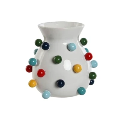 Afbeelding van Vaas Home ESPRIT Wit Multicolour Dolomite 20 x cm