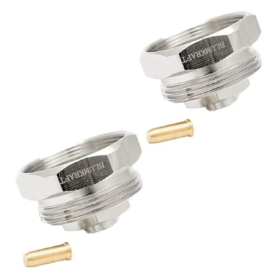 Afbeelding van BLUMKRAFT Set van 2 radiatoradapters M30 x 1,0, fijne schroefdraad op 1,5 thermostaat/thermostaatkop (M30 1.0 1,5)