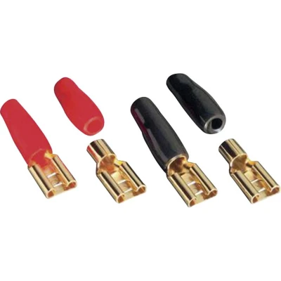 Afbeelding van Sinuslive Car HiFi luidspreker stekkerset 1 x 6 mm² Verguld