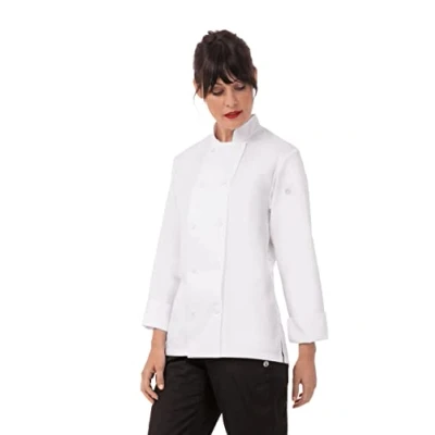 Afbeelding van Chef Works Sofia Coat voor dames, L, Kleur: wit, 1