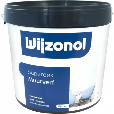 Afbeelding van Wijzonol Superdek Muurverf 10 liter Mengbaar