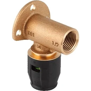 Afbeelding van Geberit PushFit steekfitting muurplaat 16 x