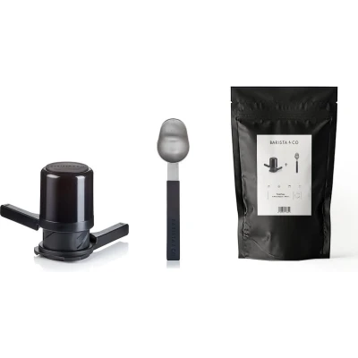 Afbeelding van Barista &amp; Co Modern Brewing Twist Press 2.0 met Scoop Spoon Giftset Kunststof Zilver