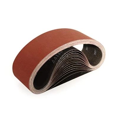 Afbeelding van Sruhrak 75 X 533 MM Schuurbanden, Korrel 320, Schuurband voor het Slijpen Polijsten en Ontroesten, Geschikt Bandschuurmachine 533X75(15 Stuks)