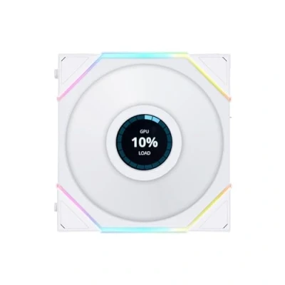 Afbeelding van Lian Li UNI FAN TL LCD Reverse Blade Series 120mm White