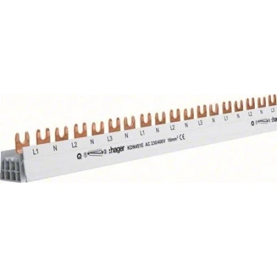 Afbeelding van Hager aansluitrail 3x p n 16mm2 54m kdn451e
