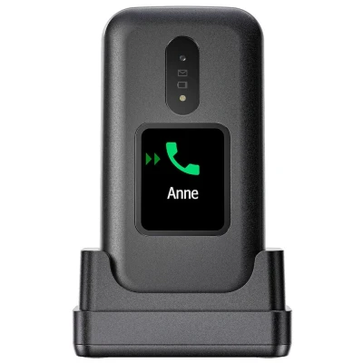 Afbeelding van Doro 2880 4G Zwart mobiele telefoon