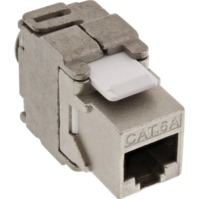 Afbeelding van InLine® RJ45 Jack keystone module, Cat.6a,