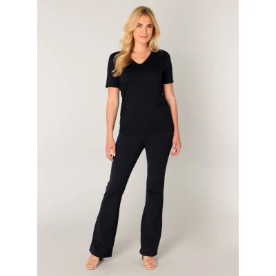 Afbeelding van Base Level basic T shirt Yanic donkerblauw