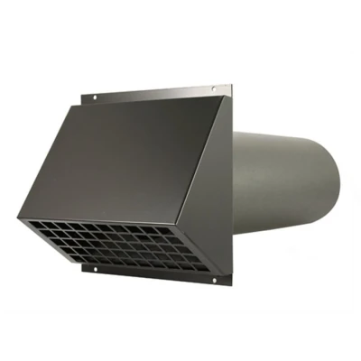 Afbeelding van Geveldoorvoer WTW Ø180mm zwart inclusief buis 35016004